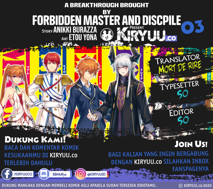 Manga A Breakthrough Brought by Forbidden Master and Disciple Chapter 03 gambar 2