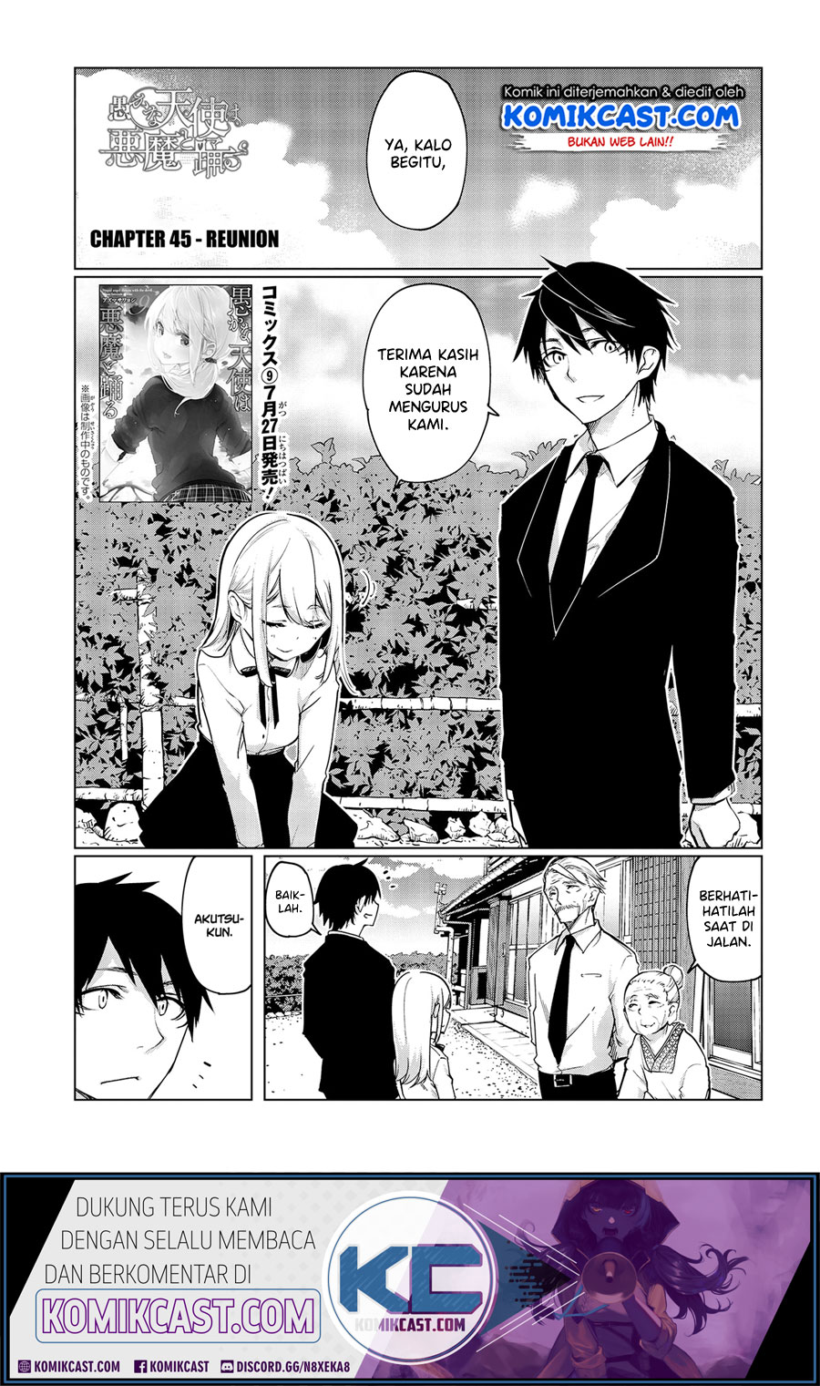 Manga Oroka na Tenshi wa Akuma to Odoru Chapter 45 gambar 2
