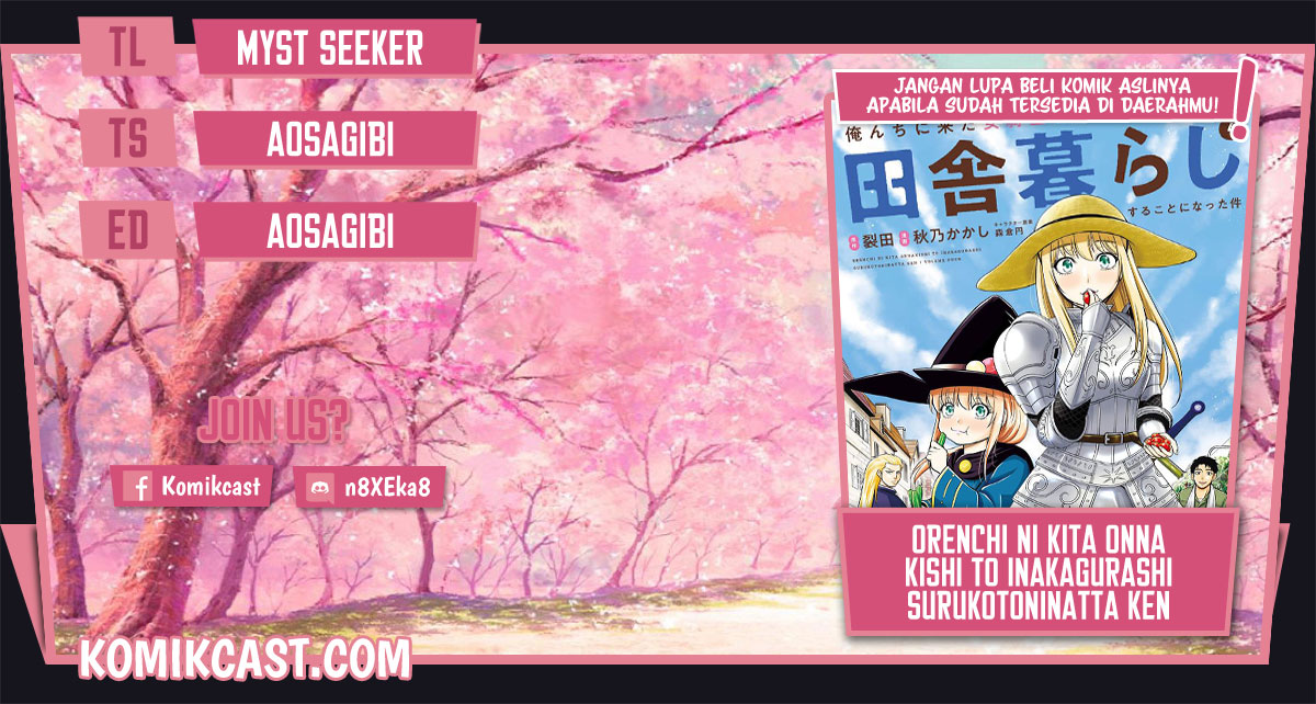 Komik Orenchi ni Kita Onna Kishi to: Inakagurashi suru Koto ni Natta Ken Chapter 49 gambar 1