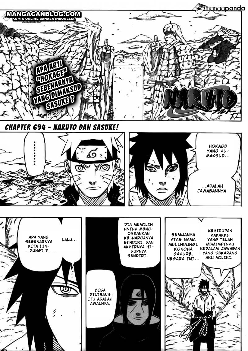 Manga Naruto Chapter 694 gambar 2