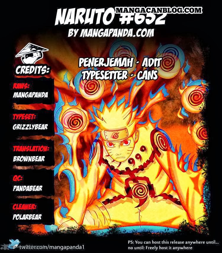 Komik Naruto Chapter 652 gambar 1