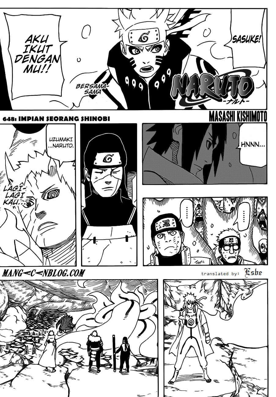 Komik Naruto Chapter 648 gambar 1