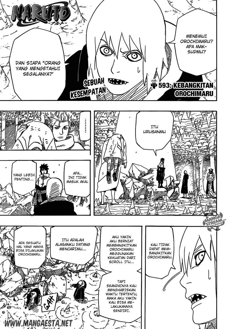Komik Naruto Chapter 593 gambar 1
