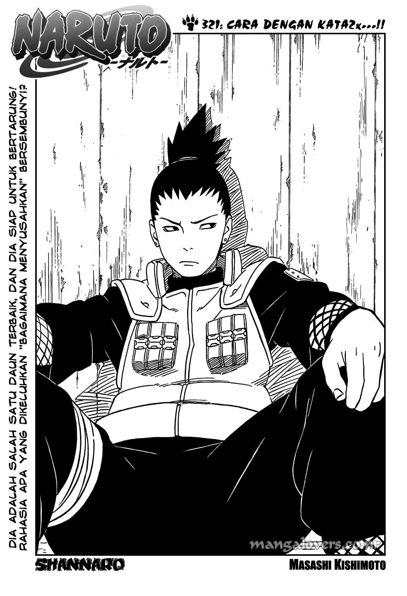 Komik Naruto Chapter 321 gambar 1