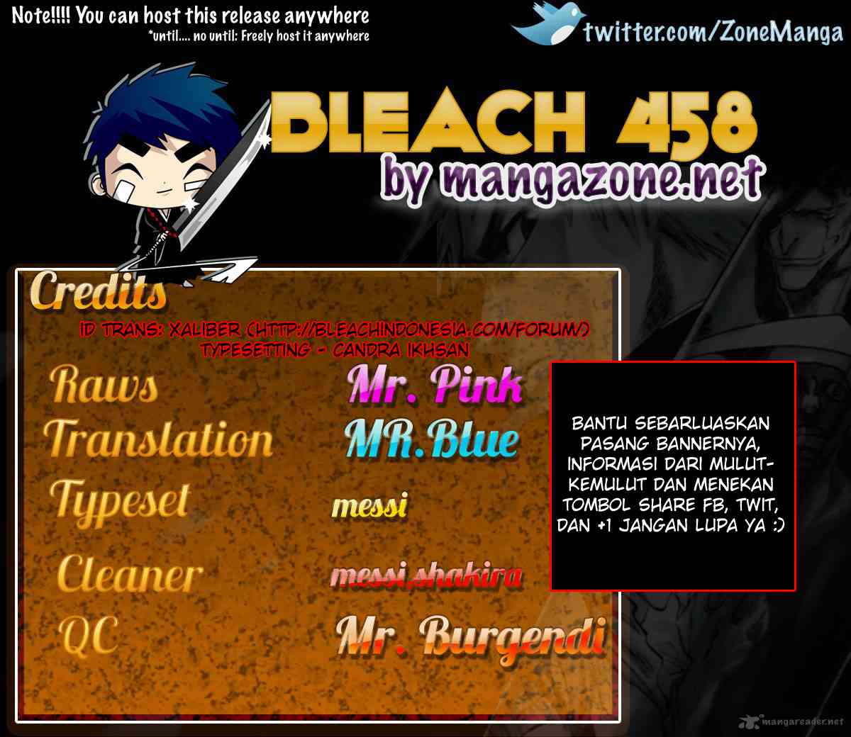 Komik Bleach Chapter 458 gambar 1