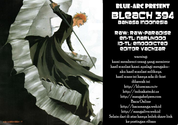 Komik Bleach Chapter 394 gambar 1