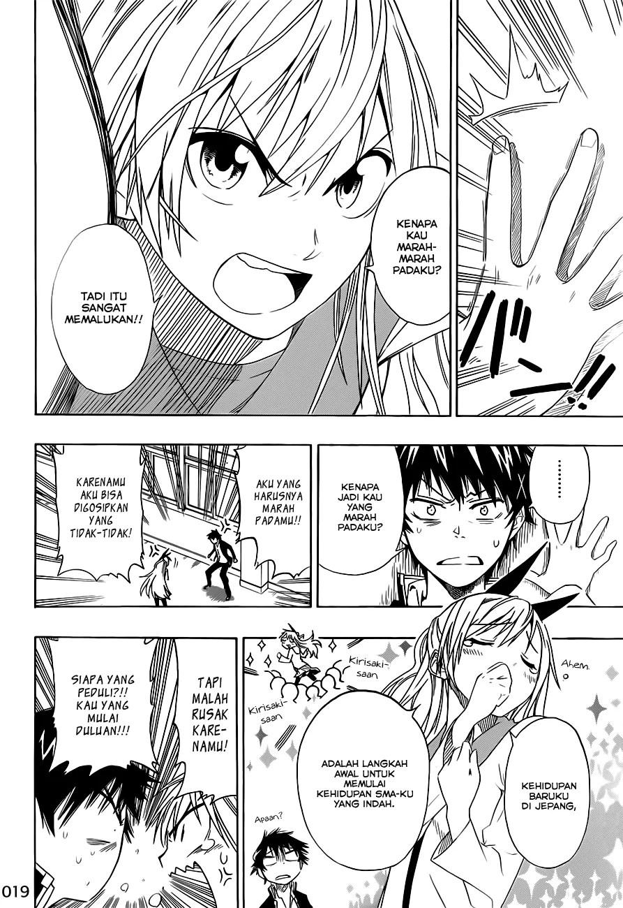 Nisekoi Chapter 1 - Halaman 19