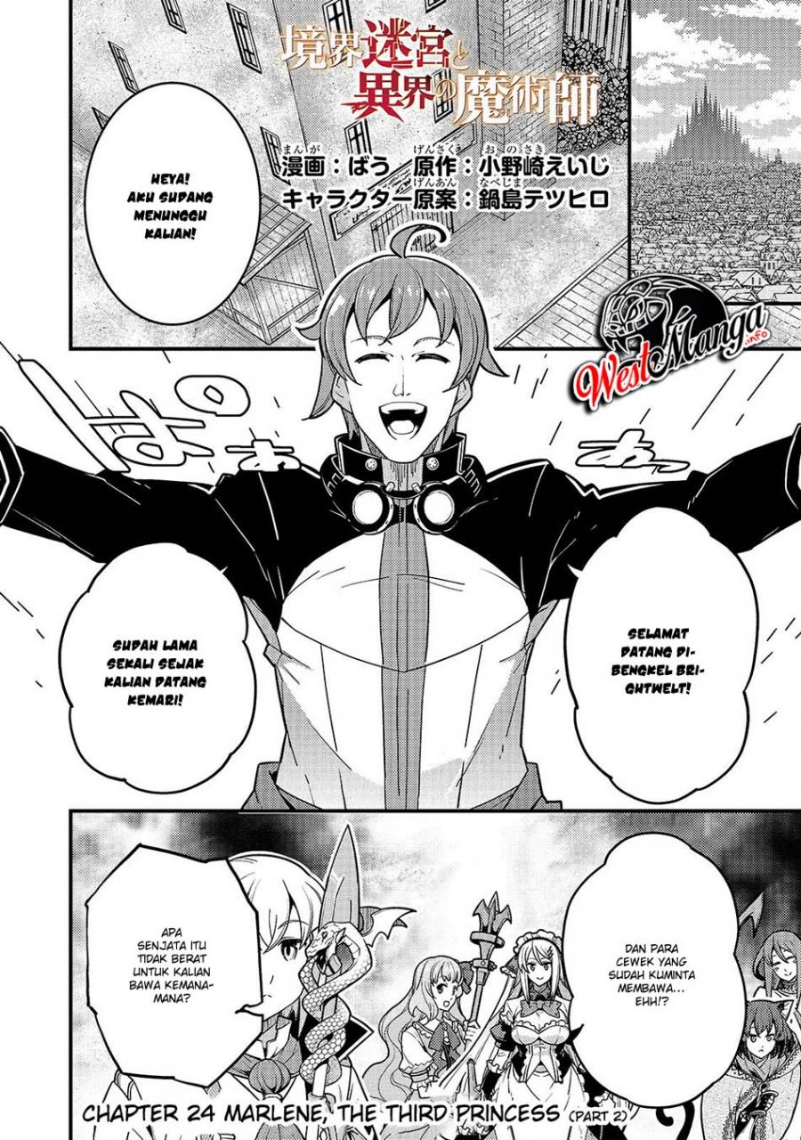 Manga Kyoukai Meikyuu to Ikai no Majutsushi Chapter 24 gambar 2