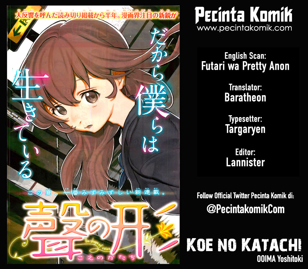 Komik Koe no Katachi Chapter 22 gambar 1