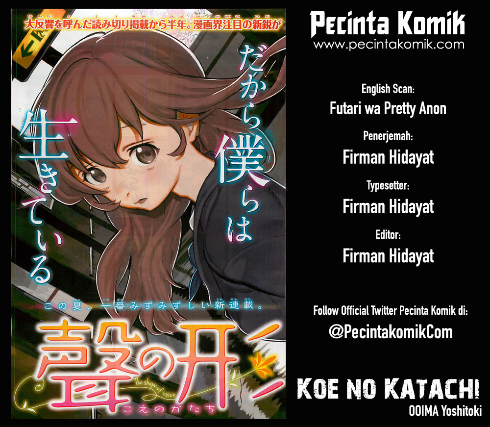 Komik Koe no Katachi Chapter 13 gambar 1