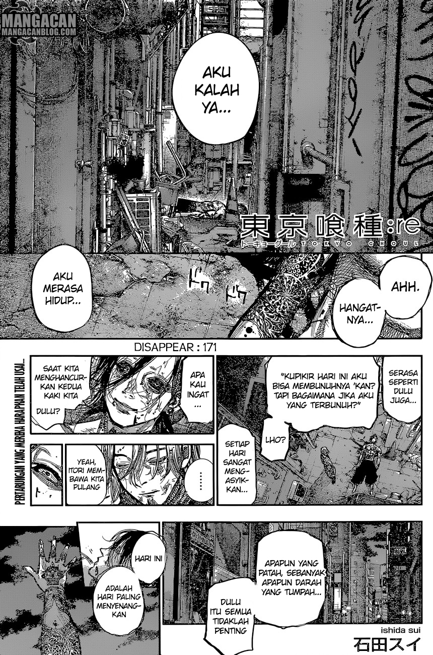 Komik Tokyo Ghoul:re Chapter 171 gambar 1