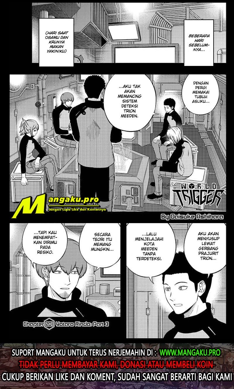Manga World Trigger Chapter 201 gambar 2