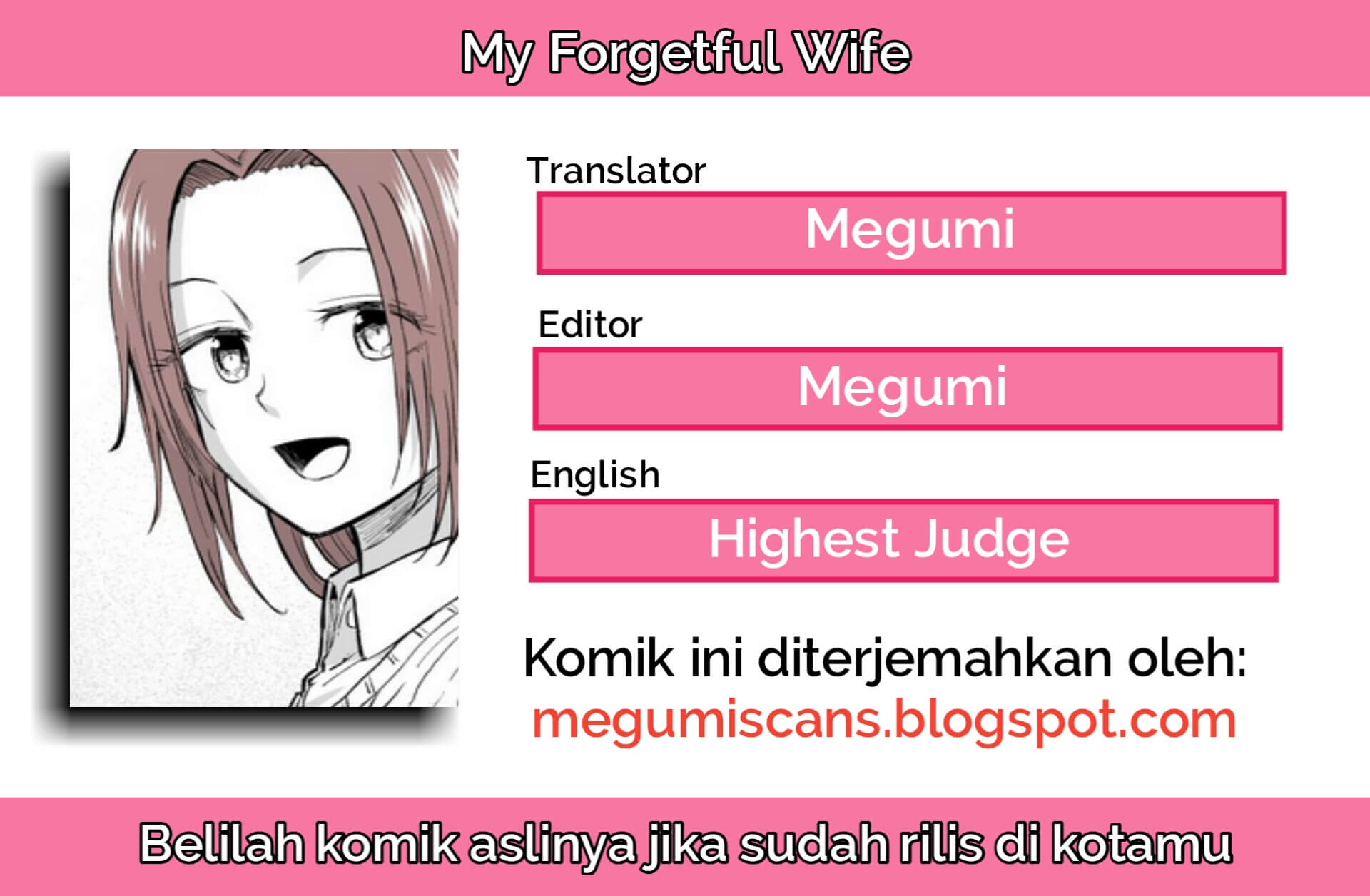 Komik My Forgetful Wife Chapter 00 gambar 1