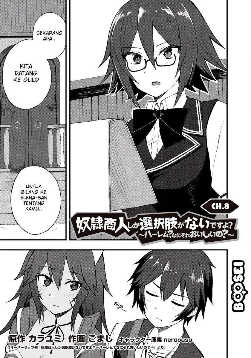 Manga Dorei Shounin shika Sentakushi ga nai desu yo? ~Harem? Nani sore oishii no?~ Chapter 08 gambar 2