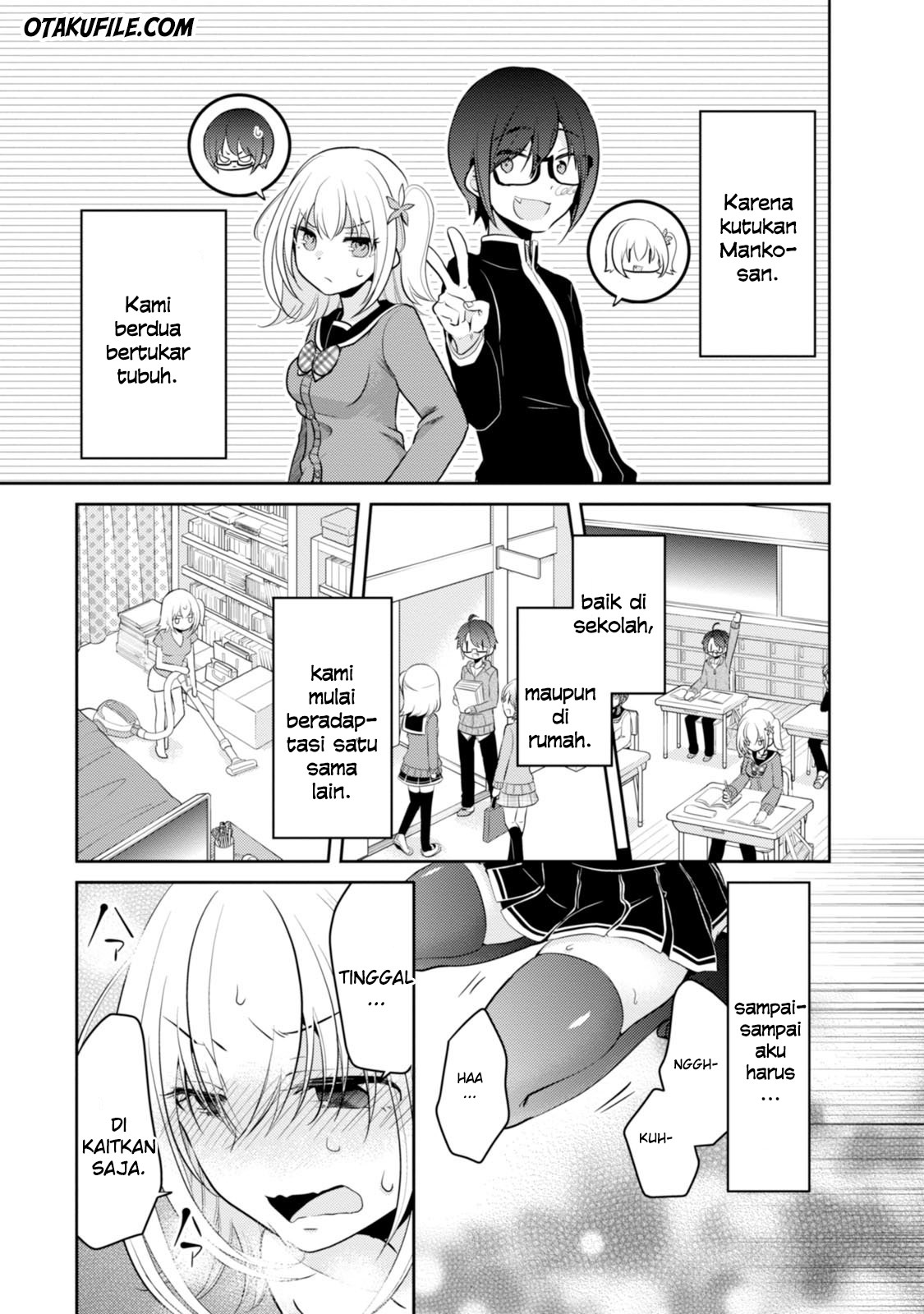 Manga Ore ga Fujoshi de Aitsu ga Yuri-ota de Chapter 08 gambar 2