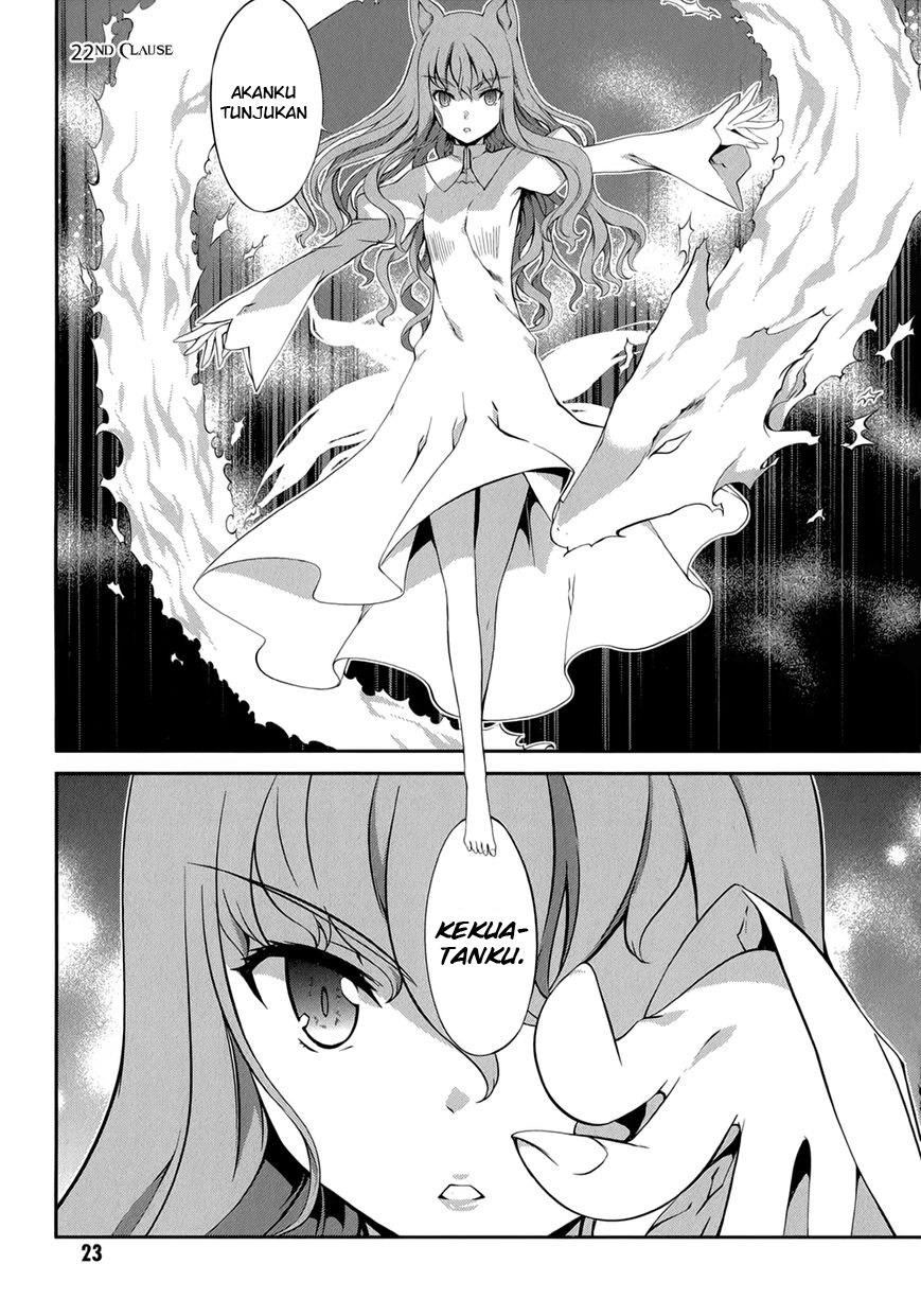 Manga Kitsune no Akuma to Kuroi Grimoire Chapter 22 gambar 2