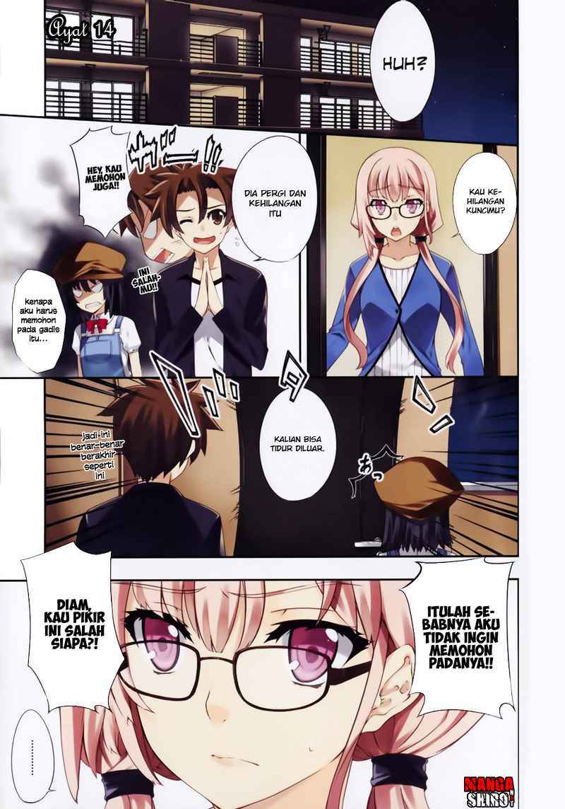 Manga Kitsune no Akuma to Kuroi Grimoire Chapter 14 gambar 2