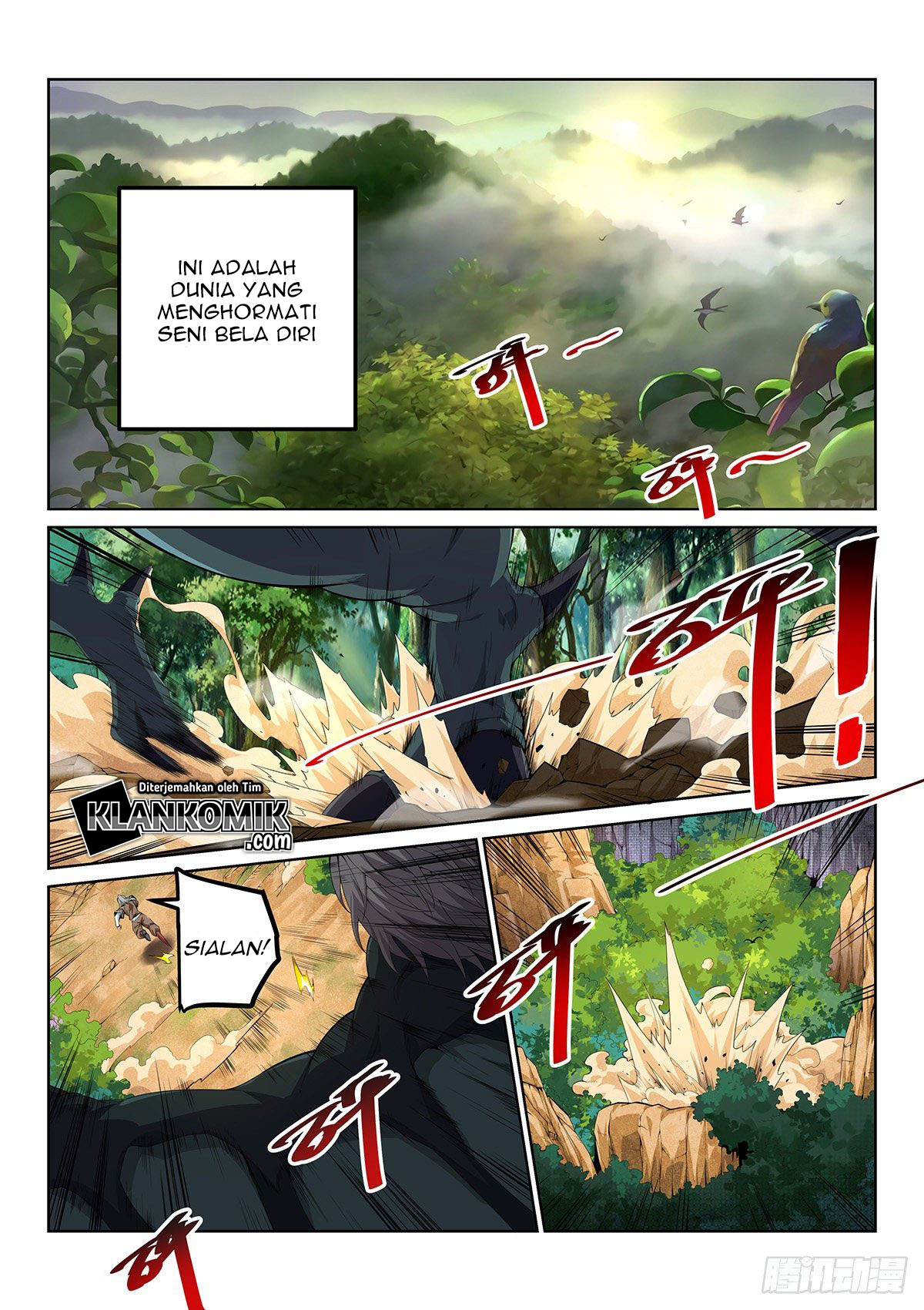 Komik Legend of Wuquan Chapter 1 gambar 1