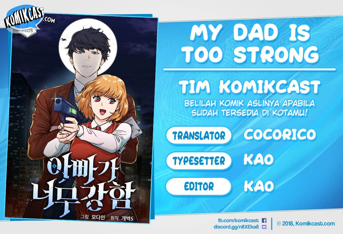 Komik My Dad Is Too Strong Chapter 21 gambar 1