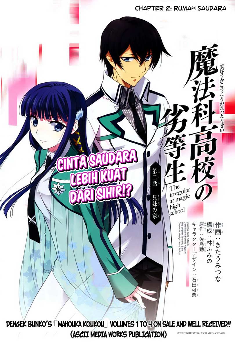 Manga Mahouka Koukou No Rettousei Chapter 2 gambar 2