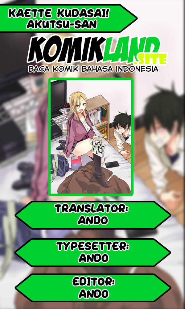 Komik Please Go Home, Akutsu-san! Chapter 3 gambar 1