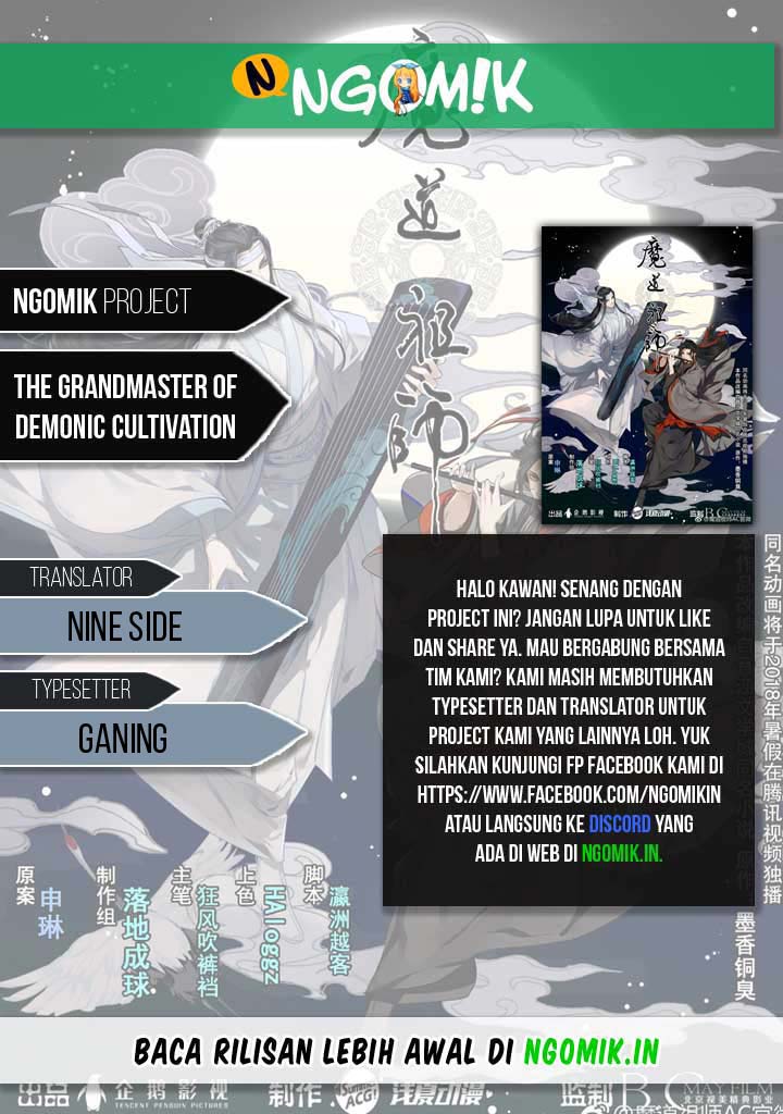 Komik The Grandmaster of Demonic Cultivation Chapter 33 gambar 1