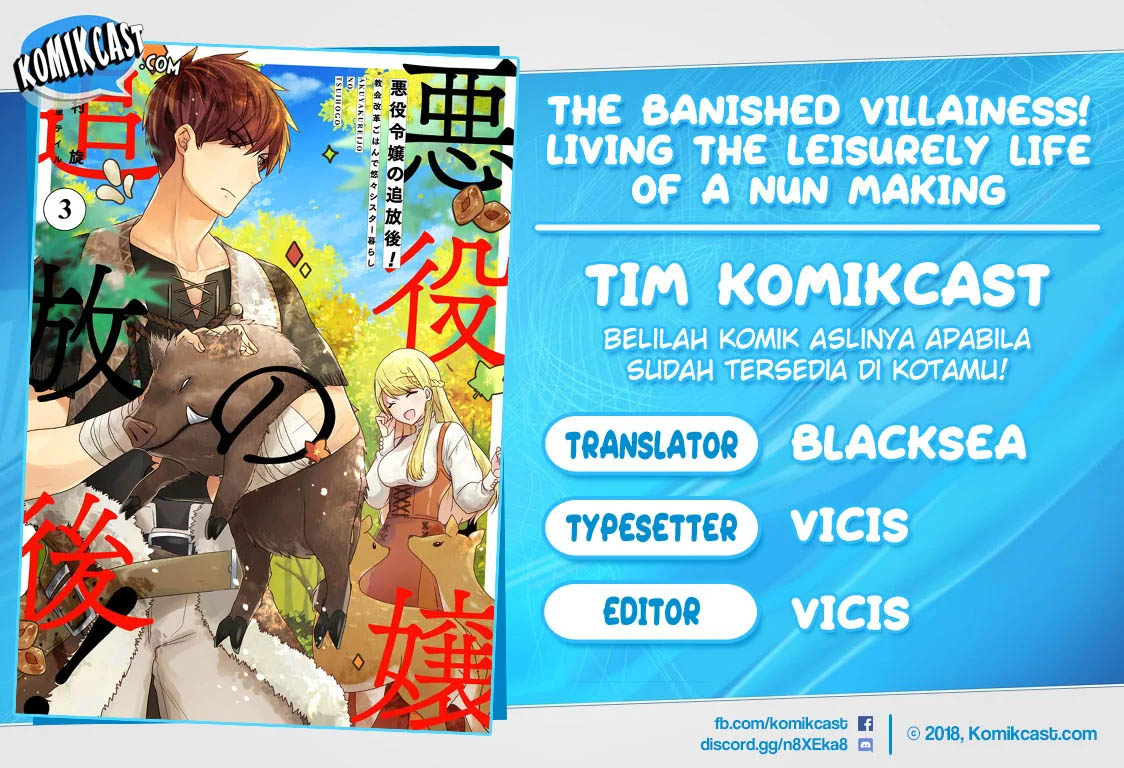 Komik The Banished Villainess! Living the Leisurely Life of a Nun Making Revolutionary Church Food Chapter 16 gambar 1