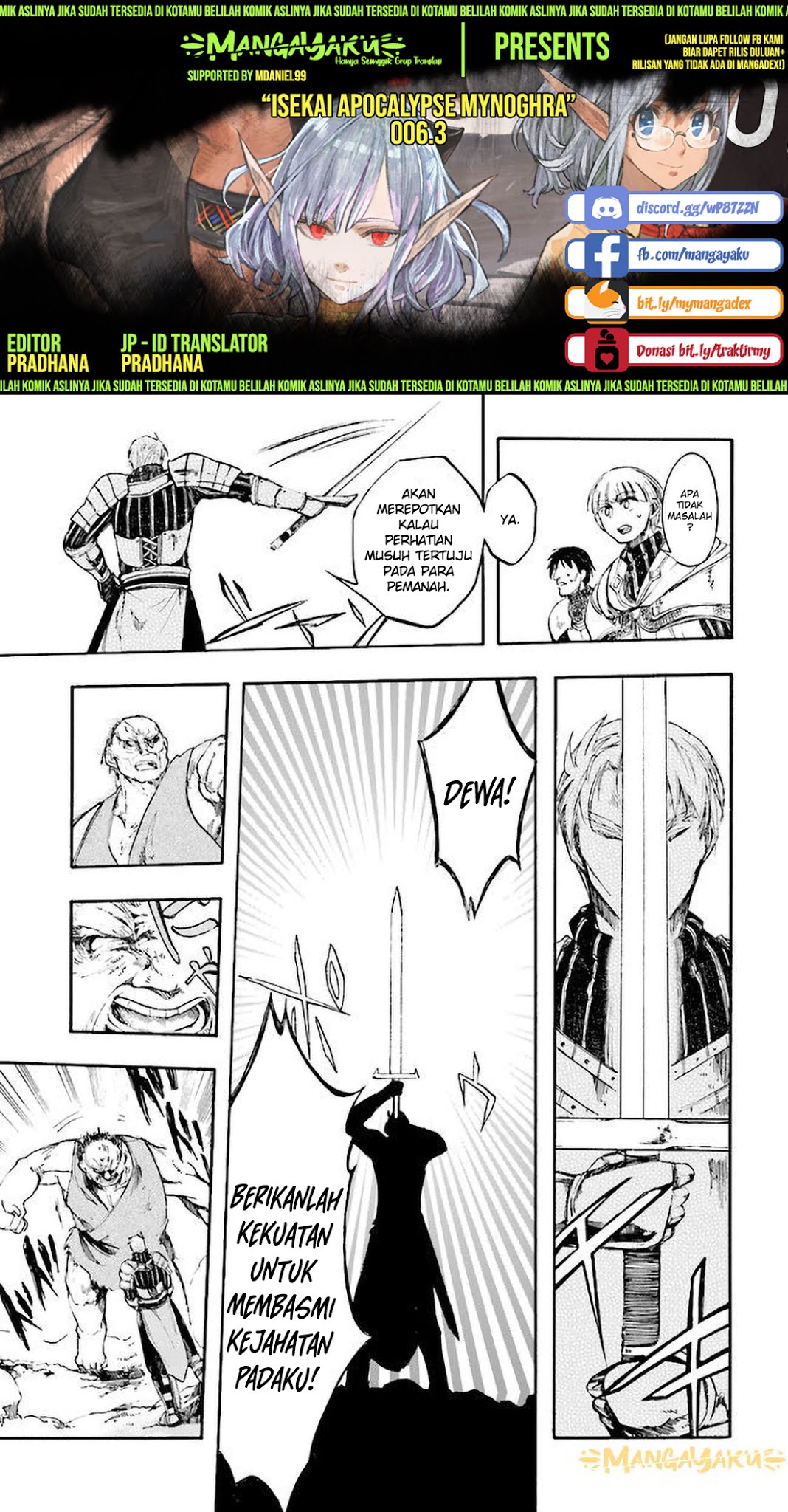 Komik Isekai Apocalypse MYNOGHRA ~The conquest of the world starts with the civilization of ruin~ Chapter 6.3 gambar 1