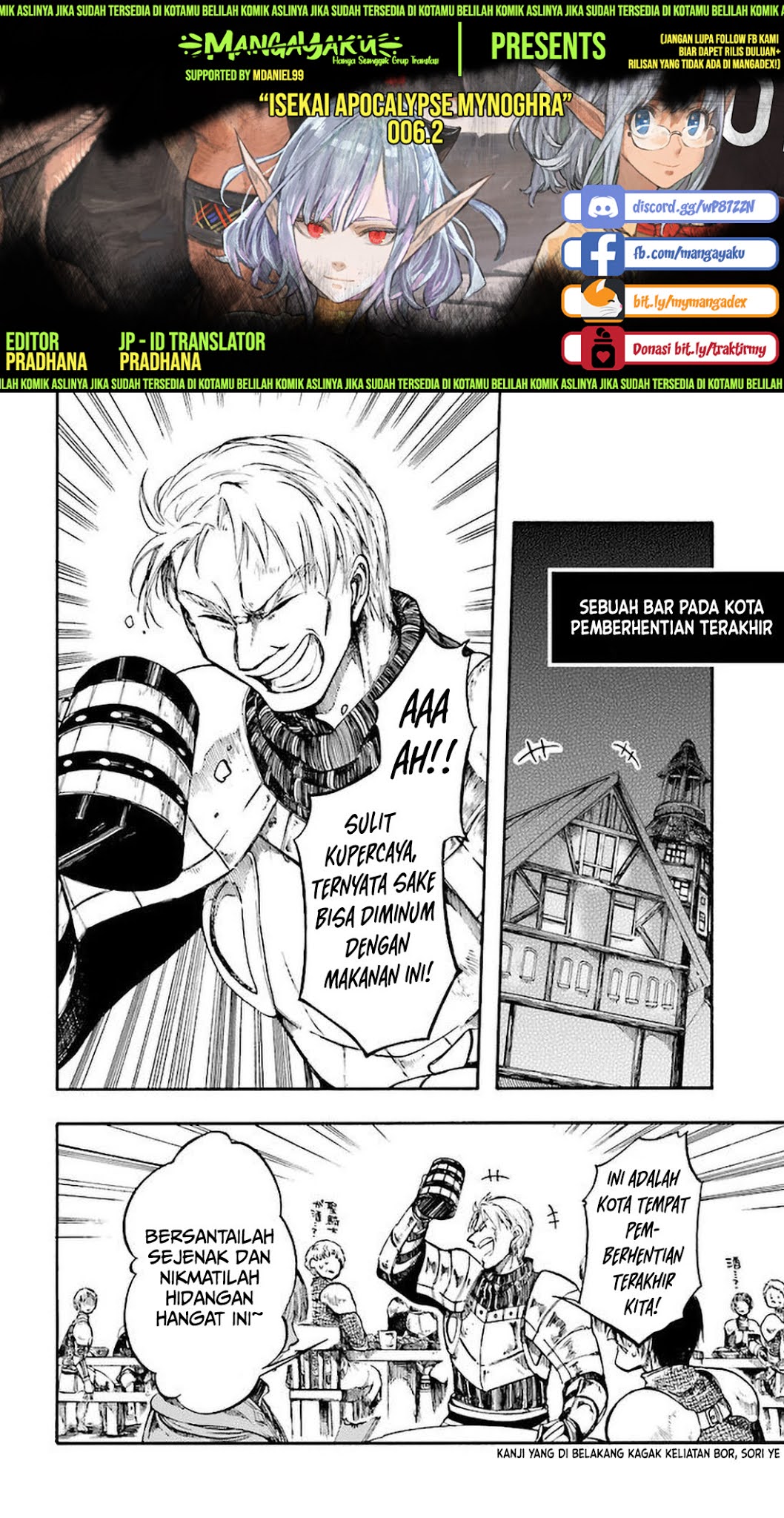 Komik Isekai Apocalypse MYNOGHRA ~The conquest of the world starts with the civilization of ruin~ Chapter 6.2 gambar 1