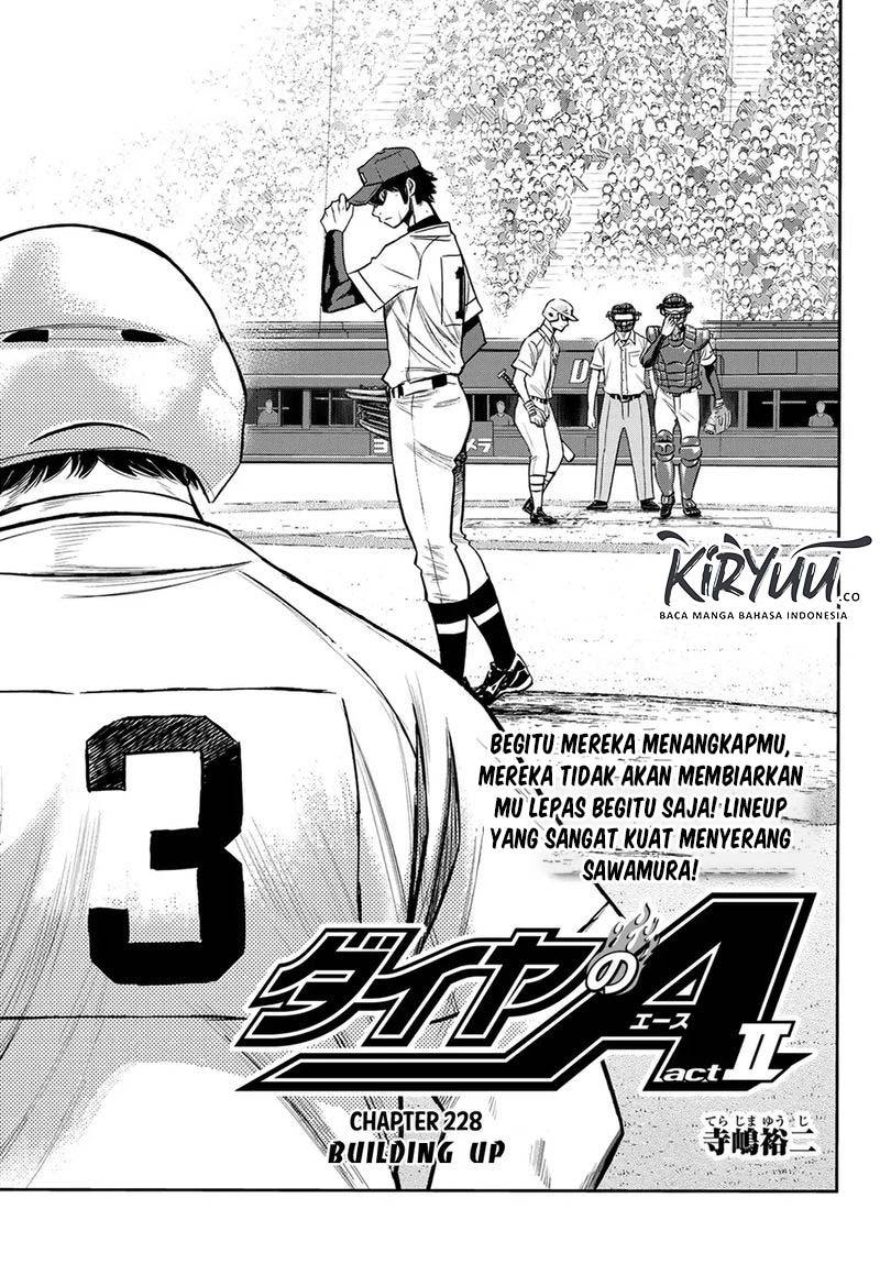 Manga Diamond no Ace Act 2 Chapter 228 gambar 2