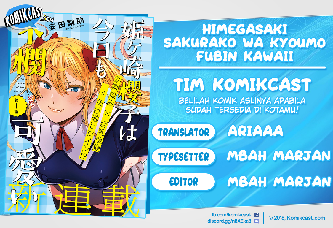 Komik Himegasaki Sakurako wa Kyoumo Fubin Kawaii! Chapter 01 gambar 1