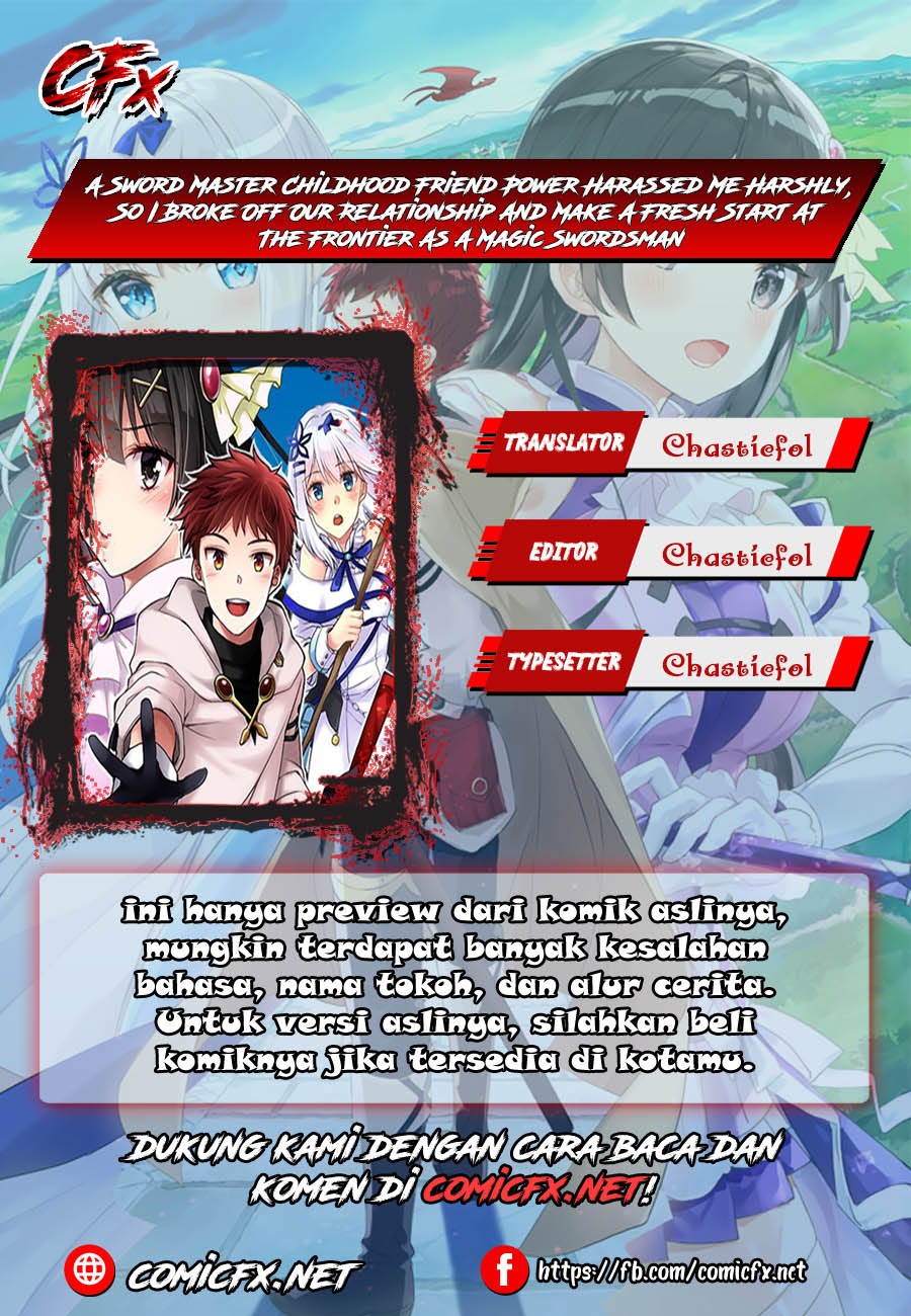 Komik A Sword Master Childhood Friend Power Harassed Me Harshly, So I Broke off Our Relationship and Make a Fresh Start at the Frontier as a Magic Swordsman Chapter 01 gambar 1