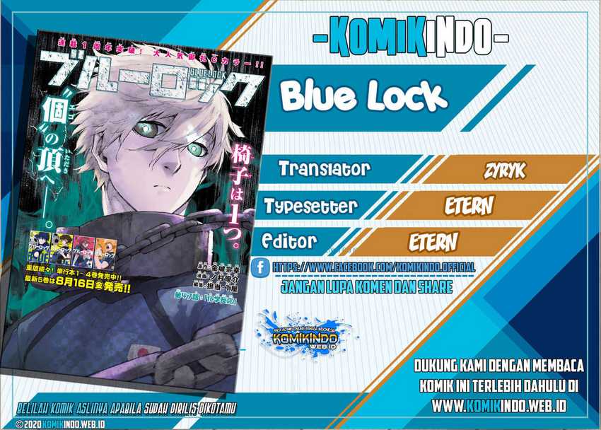 Komik Blue Lock Chapter 31 gambar 1