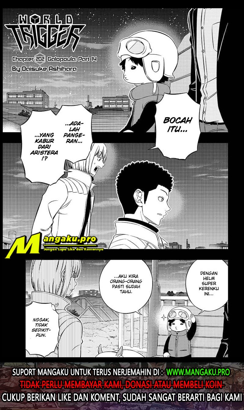 Manga World Trigger Chapter 202 gambar 2