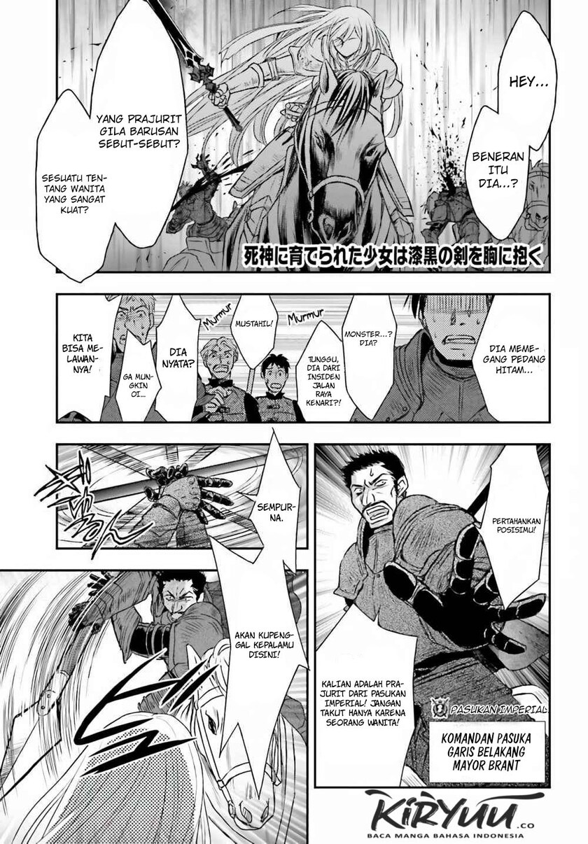 Manga Shinigami ni Sodaterareta Shoujo wa Shikkoku no Tsurugi wo Mune ni Idaku Chapter 10 gambar 2