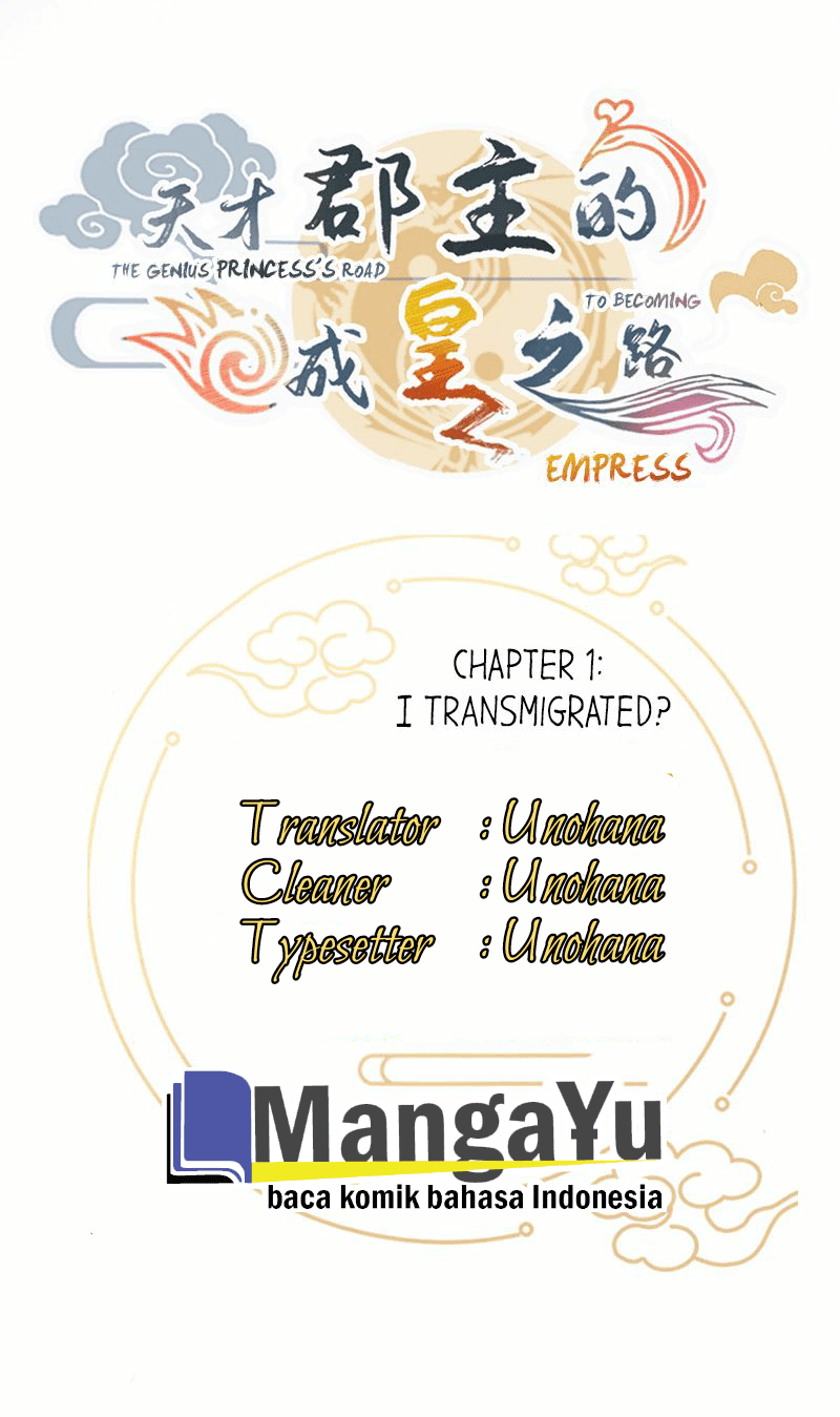 Manhua The Genius Princess’s Road to Becoming Empress Chapter 01 gambar 2
