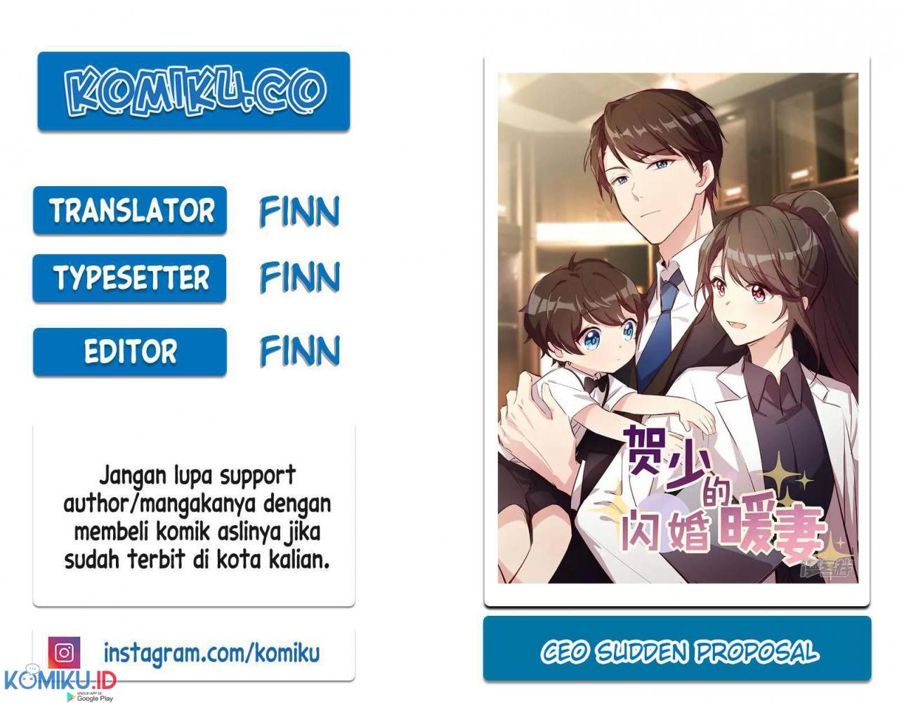 Komik CEO’s Sudden Proposal Chapter 34 gambar 1