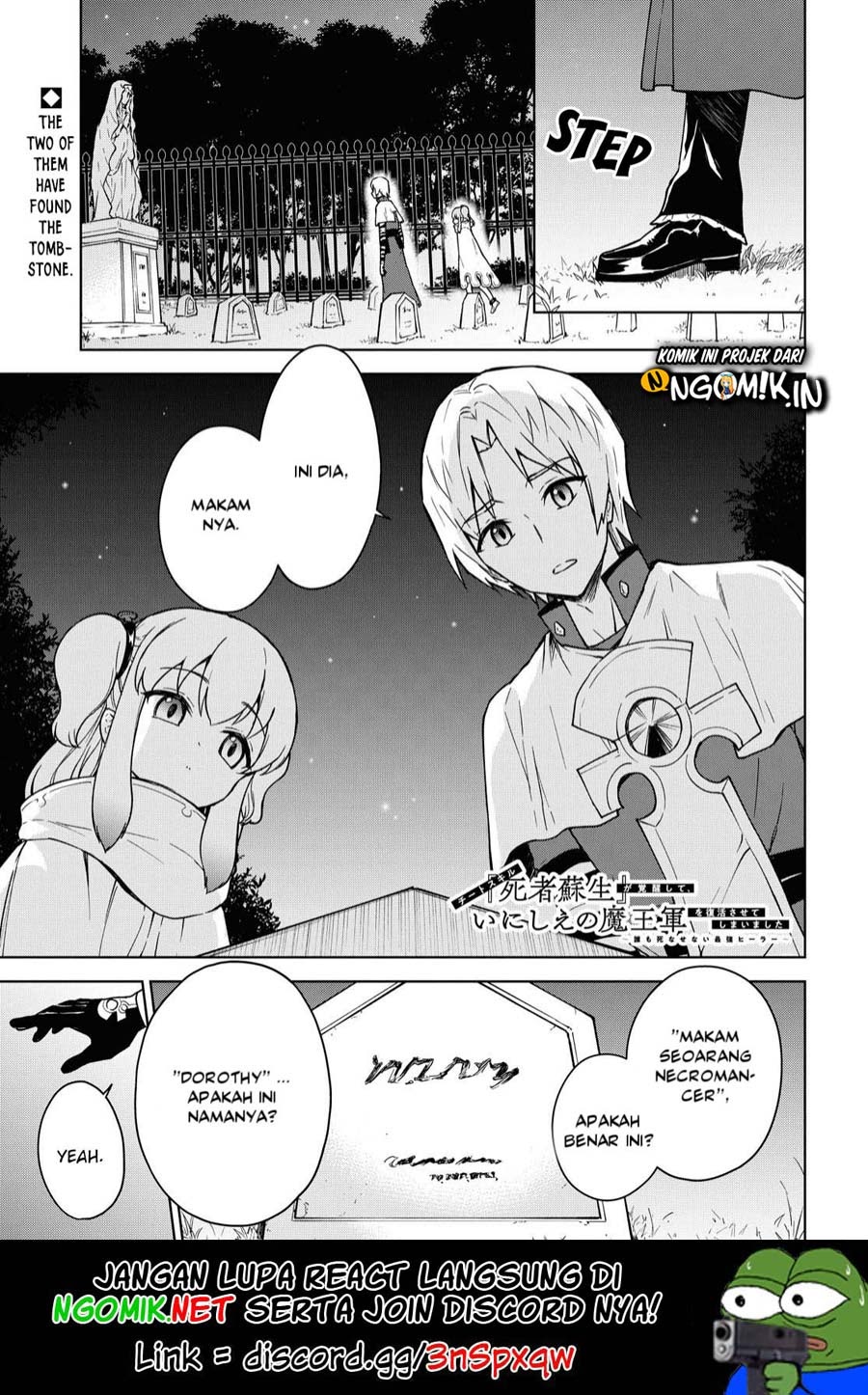 Manga Cheat Skill “Shisha Sosei” Ga Kakusei Shite Inishieno Maougun Wo Fukkatsu Sasete Shimaimashita ~Dare Mo Shinasenai Saikyou Hiiro~ Chapter 04 gambar 2