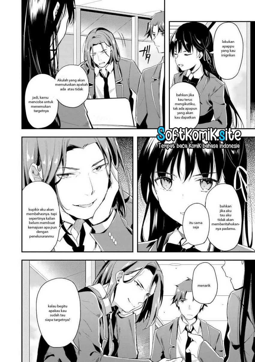 Youkoso Jitsuryoku Shijou Shugi no Kyoushitsu e Chapter 34 - Halaman 23