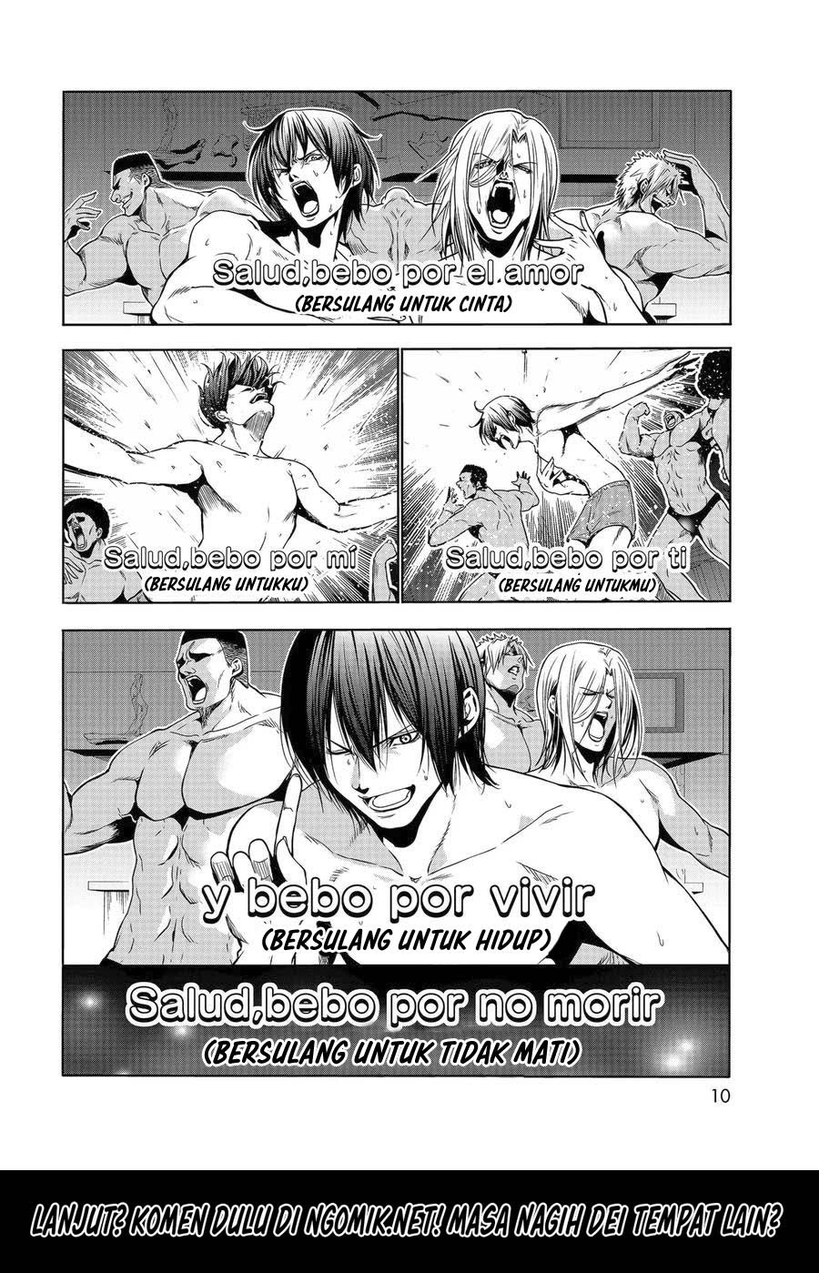 Grand Blue Chapter 65.5 - Halaman 8