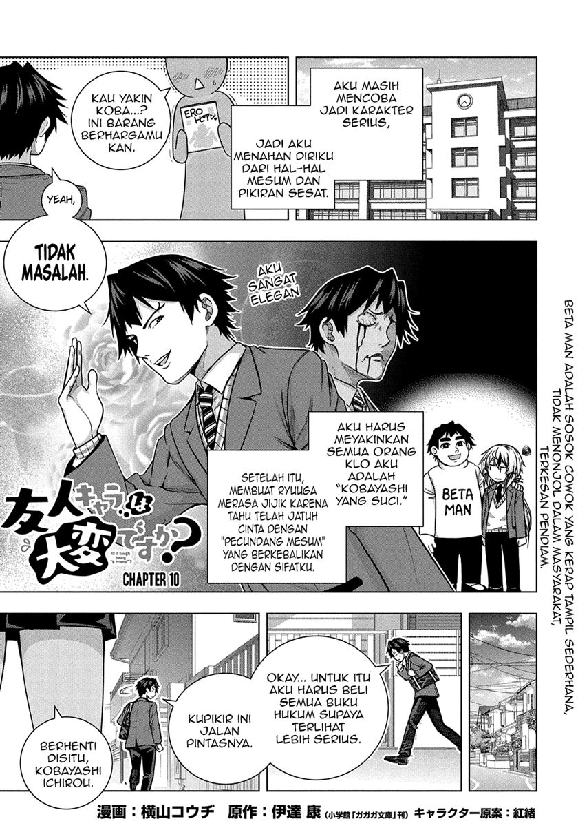 Komik Is it Tough Being a Friend? Chapter 10 gambar 1