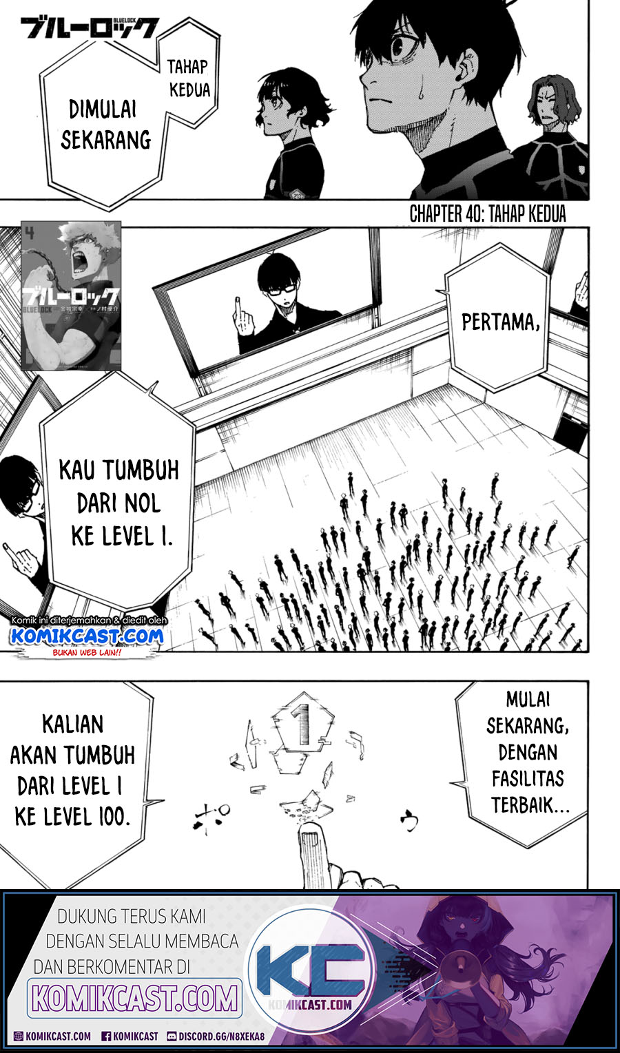 Komik Blue Lock Chapter 40 gambar 1