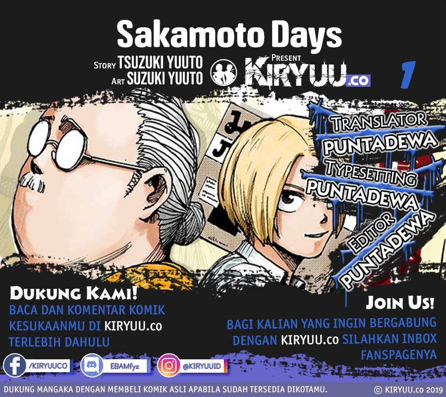 Komik Sakamoto Days Chapter 01 gambar 1