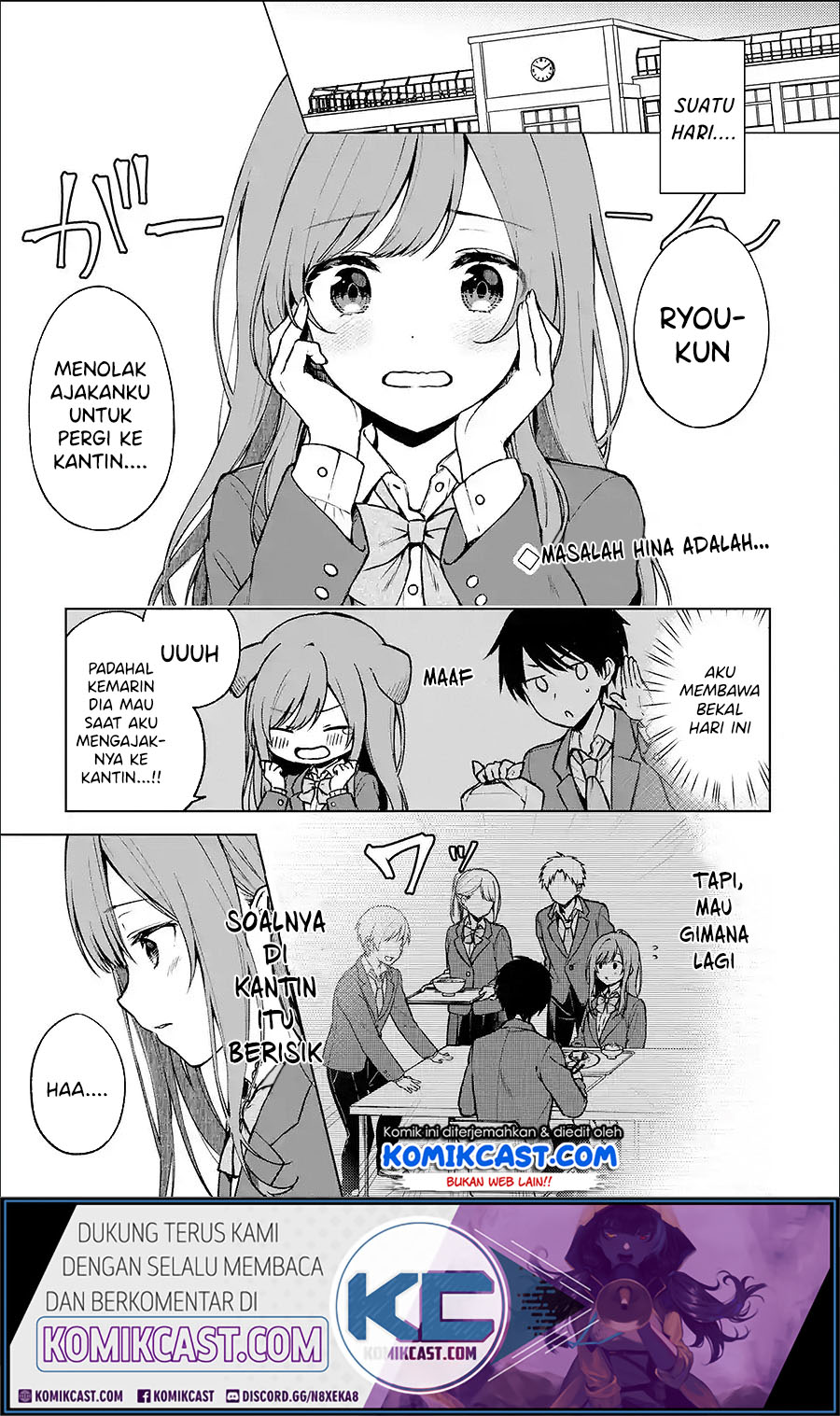 Komik Chikan Saresou ni Natteiru S-kyuu Bishoujo wo Tasuketara Tonari no Seki no Osanajimi datta Chapter 15 gambar 1