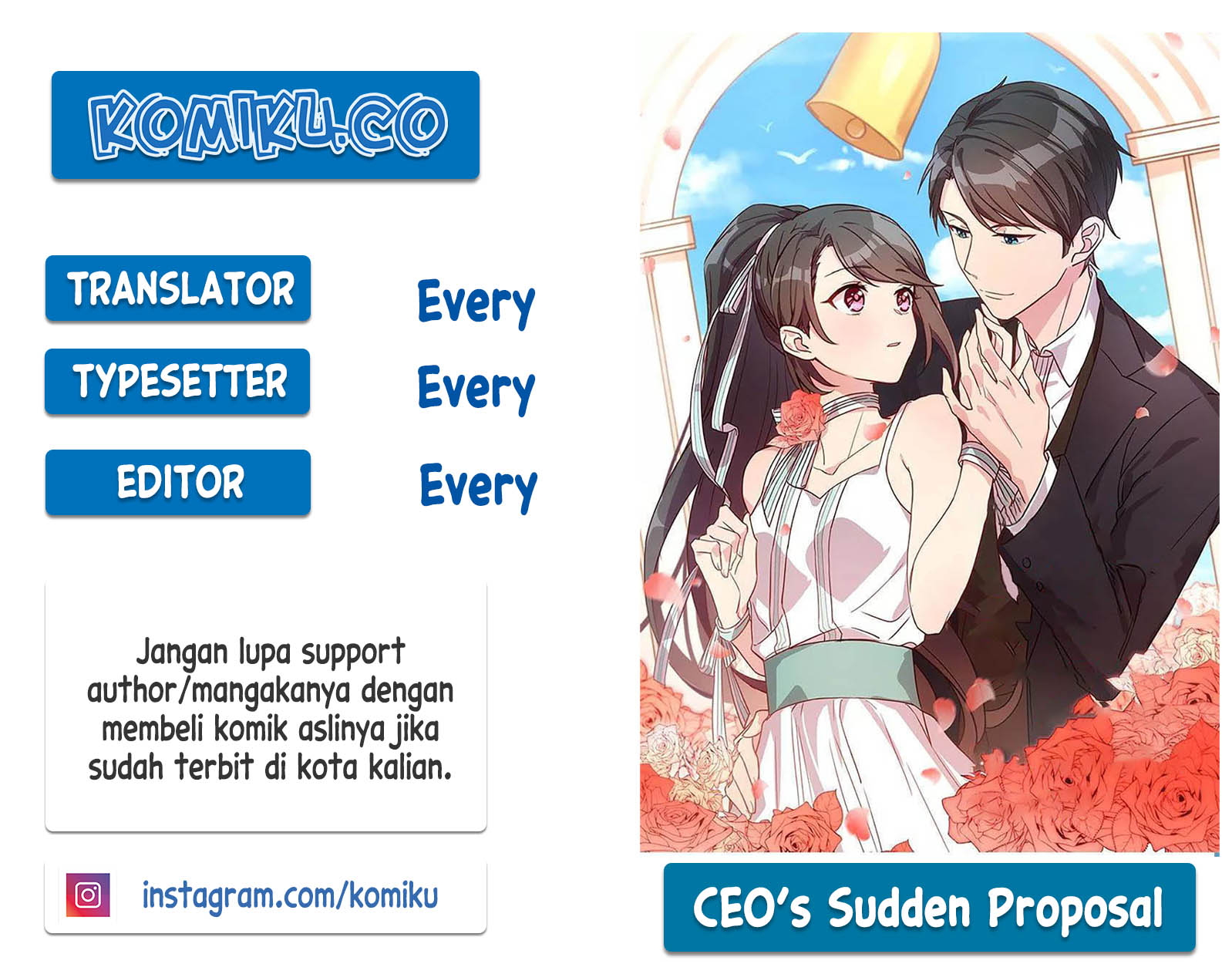 Komik CEO’s Sudden Proposal Chapter 100 gambar 1