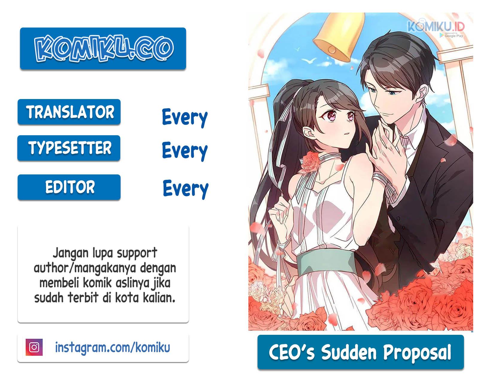 Komik CEO’s Sudden Proposal Chapter 99 gambar 1