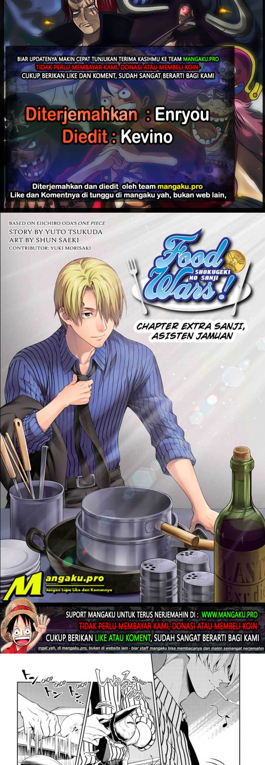 Komik Shokugeki no Sanji Chapter 02 gambar 1