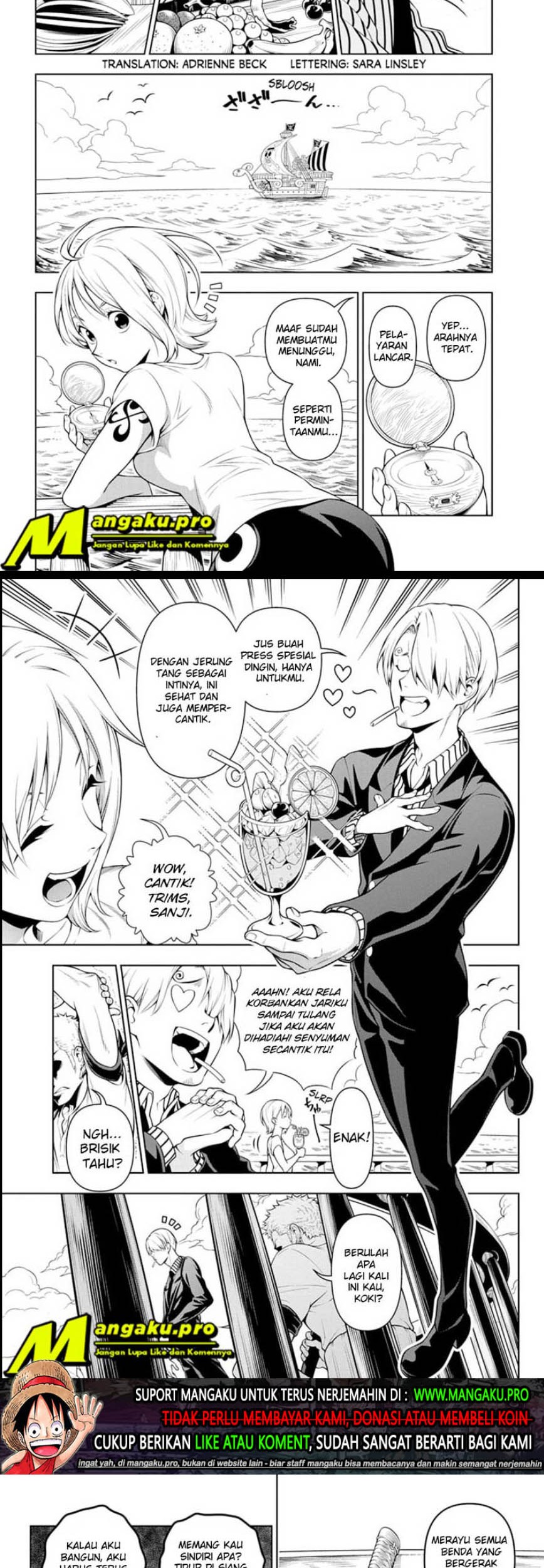 Manga Shokugeki no Sanji Chapter 02 gambar 2