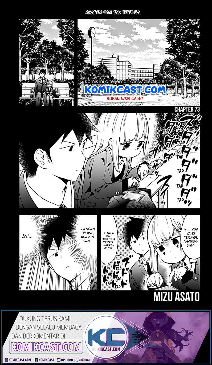 Komik Aharen-san wa Hakarenai Chapter 73 gambar 1