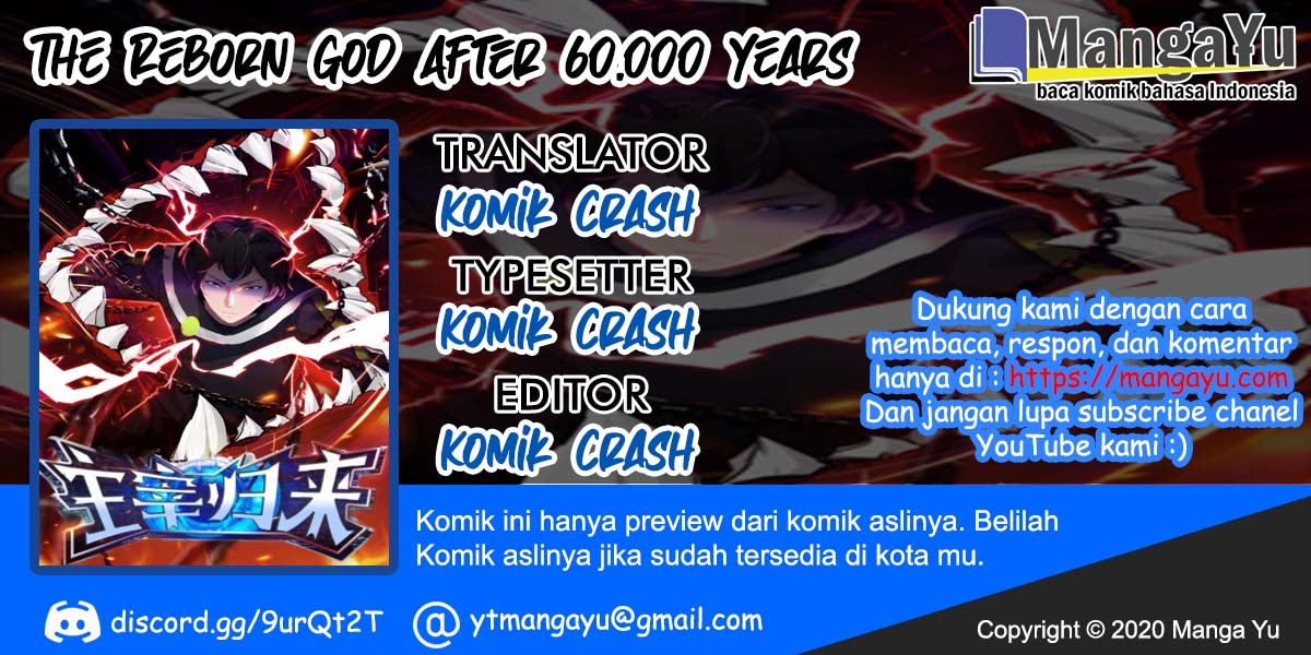 Komik The Reborn God After 60.000 Years Chapter 01 gambar 1